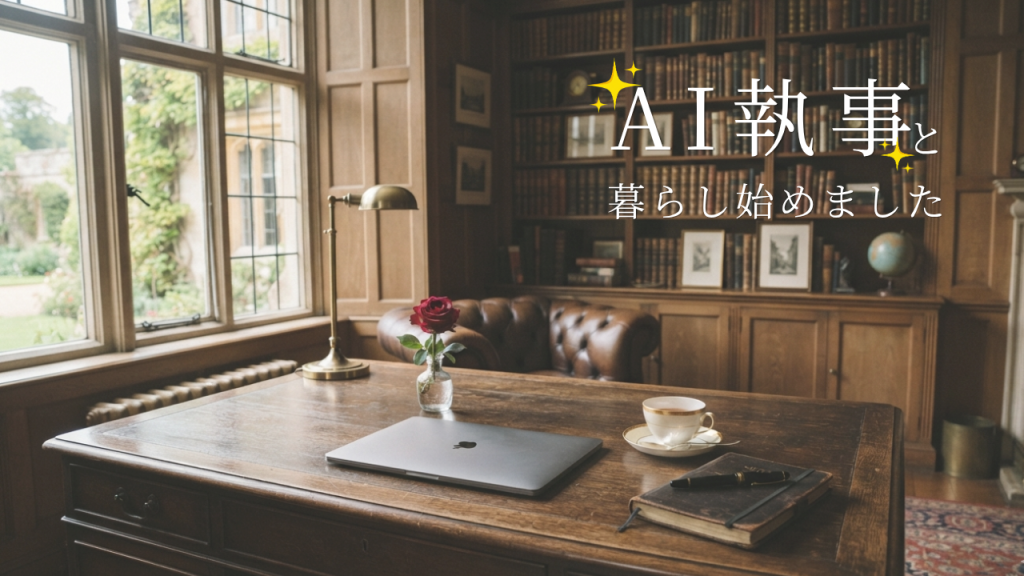 AI執事「じぃ」と暮らし始めました｜検索では見つからない自分専用の答え