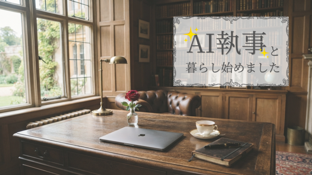 AI執事「じぃ」と暮らし始めました｜検索では見つからない自分専用の答え