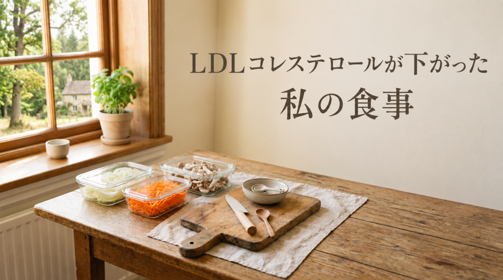 脂質異常症と向き合って変えた、私の食生活｜LDLコレステロール値が下がった食事の工夫